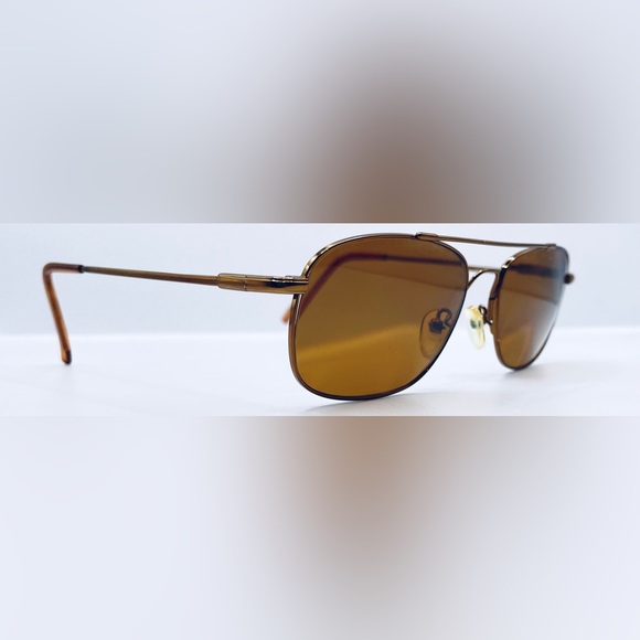 Technolite Flex TLF521 Brown Pilot Sunglasses Frames Only - Picture 1 of 8